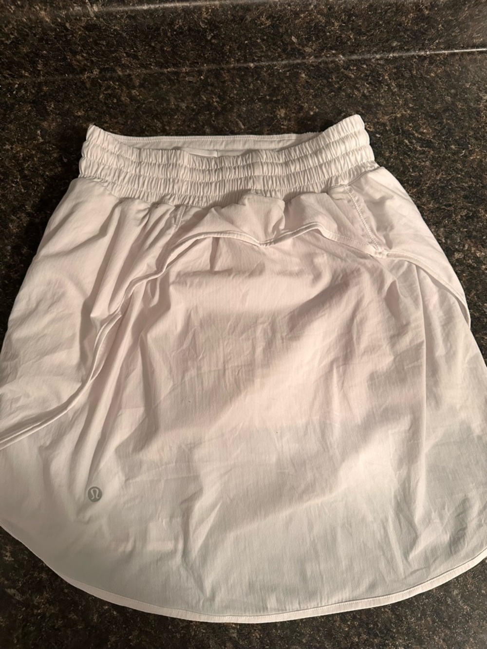 lululemon athletica White Athletic Skirt with Inner Short Liner